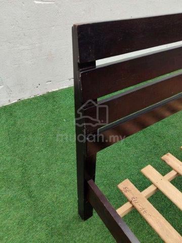 YB47AH Katil Kayu Queen Wooden Bed Frame - photo 4 of 6