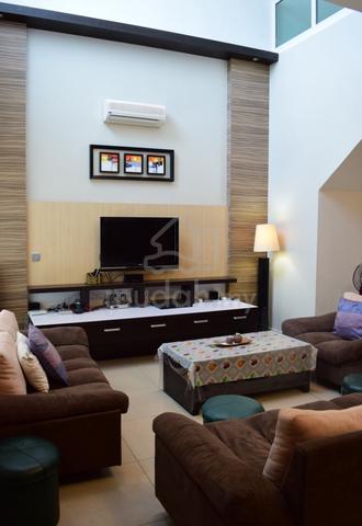 Double terrace partially furnished in Greenville Gated area Miri 1