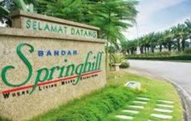 Bandar Springhill Double storey bangalow 1