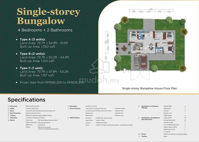Smart Home System Bungalow & Teres 79x50 Open for all race NEAR KLIA 4