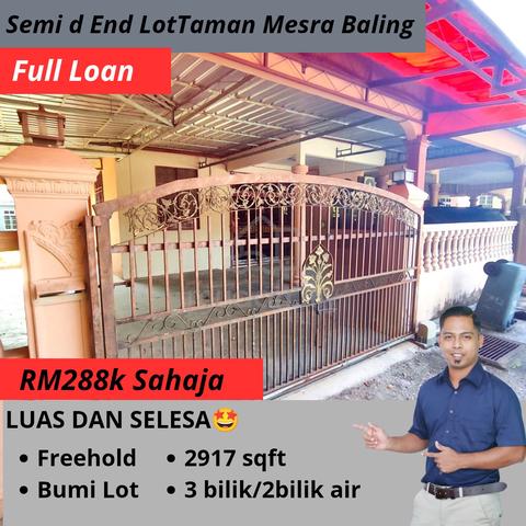 Full Loan😍 Cash back 32k 🤩 Semi d Conner lot🏡 1