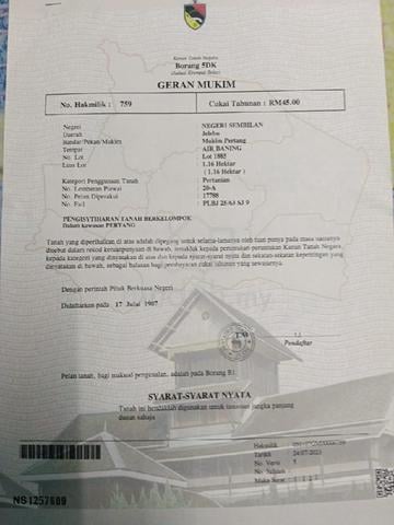 Jelebu Land 1