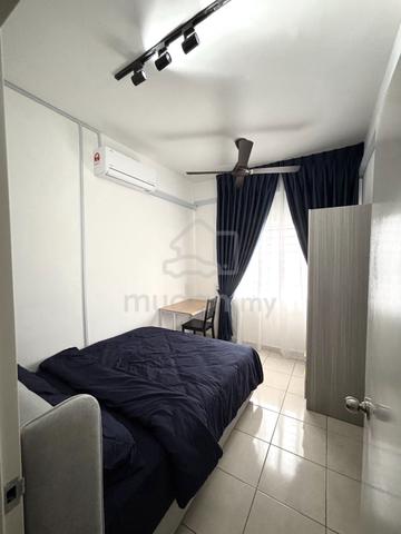 Room Fully Furnished @ Amansuri Residences | Near LRT Salak Selatan 1