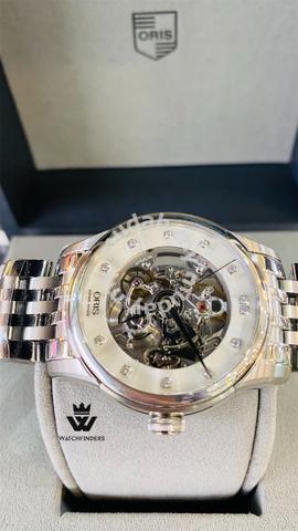 Oris Artelier Skeleton Diamonds Watches Fashion Accessories