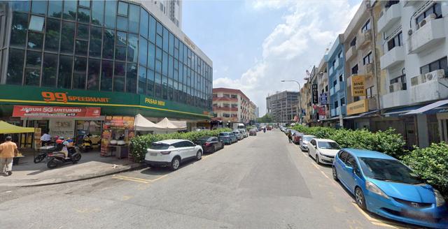 titwangsa sentral-pekeliling-4 sty shoplot-end-lot -freehold-near lrt 1