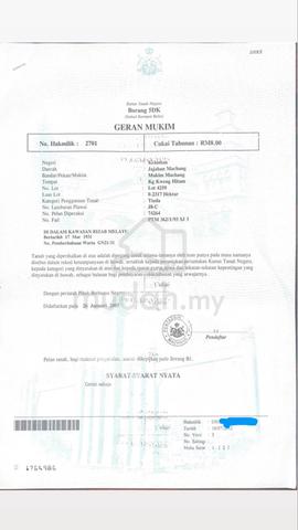 Tanah Untuk Dijual - TANAH LOT STRATEGIK BANDAR BARU MACHANG 1