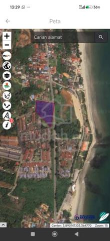 Tanah seluas 3.3 Ekar ☘️ Tepi Jln Utama Pantai Batu Hitam Beserah 1