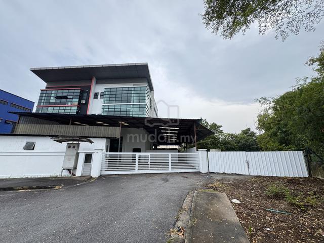 3 Sty Corner Semi D Factory Bu 7140sf Bukit Jelutong Shah Alam 1