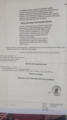 Tanah corner lot untuk di jual di wakaf tapai,marang 1