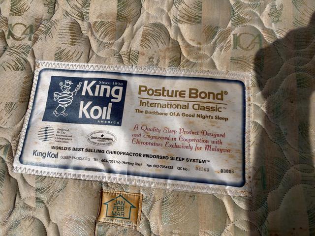 (Kingkoil) 8'' Spring Coil Tilam Queen Mattress - photo 2 of 5