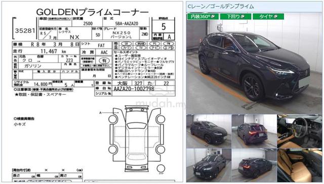 2023 Lexus NX 250 2.5 VL Panoramic Roof 360 Cam 5A - 3