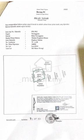 Tanah Lot Banglo Untuk Dijual Di Kampung Tok Randok, Ajil, Hulu Trg 2