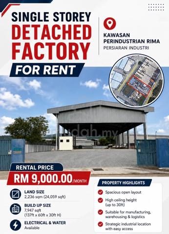 Single storey semi d at Kawasan Perindustrian Pengkalan lahat for rent 1