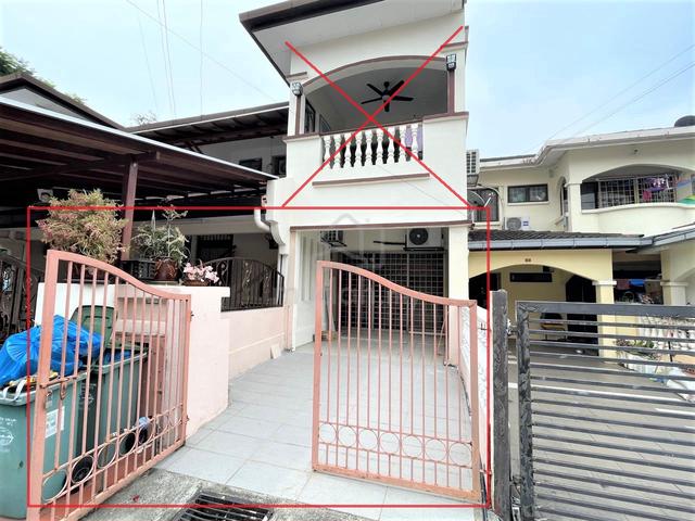 {BEST RENT}Townhouse Setapak Indah{Full Furnish 4 Room}NearTARUMT-LRT 1