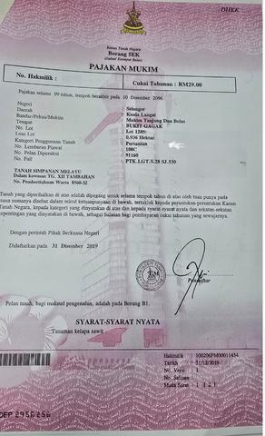 Tanah Bukit Gagak 1 Ekar🔥 Dekat Rimbayu 1