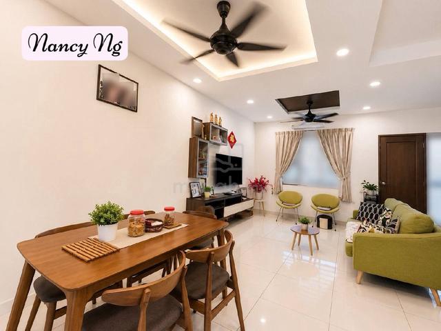 Butterworth Maple Residence Gated Guard Reno Furnish 3 Storey Terrace 1
