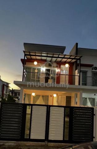 2 Storey End Lot 10ft Fully Furnish 20x70 Nego Spring Hill 1