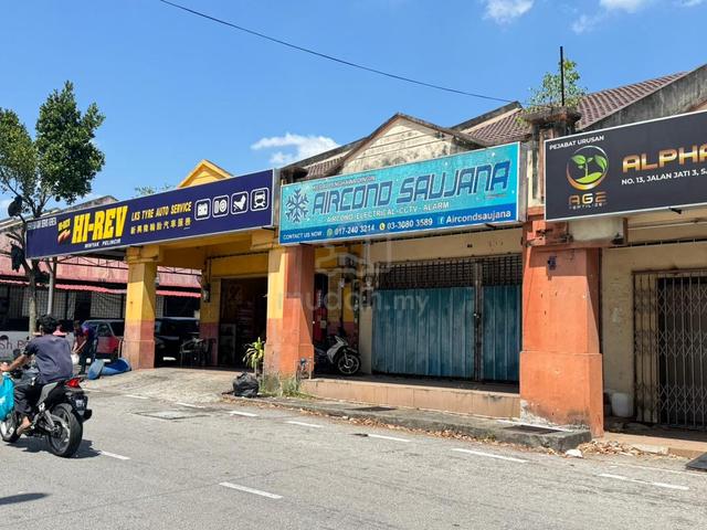 BUMI LOT HIGH ROI ‼️Single sty Shoplot Saujana Utama Sg Buloh 1