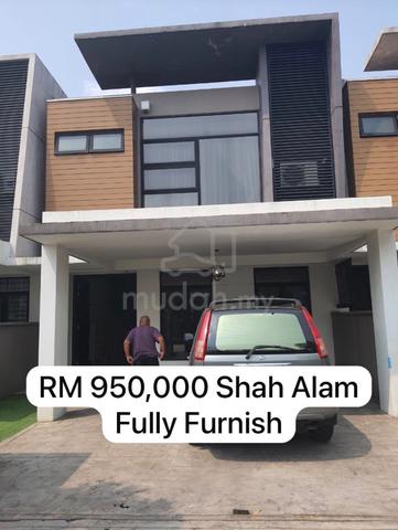 Fully Furnish Cahaya Alam, Shah Alam Type Akasia – 2 Storey Superlink 1