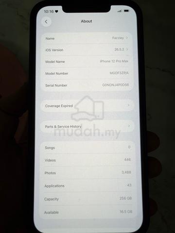 Iphone 12 Pro Max 256G Midnight Blue - photo 5 of 6