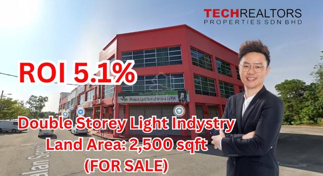 ROI 5.1% Taman Seroja Sg Lalang - 2 Storey Light Industry 1