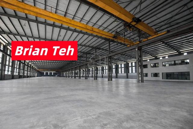 3.7 Acre Detached Factory Warehouse Rent at Valdor Batu Kawan 1