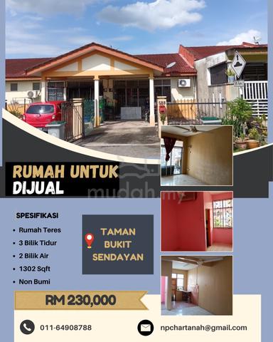 Rumah Untuk Dijual Taman Bukit Sendayan, Negeri Sembilan 1