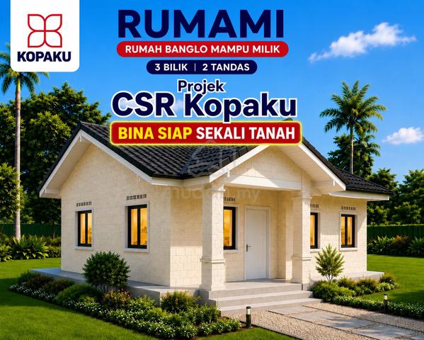 Banglo RUMAMI - Rumah Banglo Mampu Milik- Projek CSR Kopaku Bhd 1