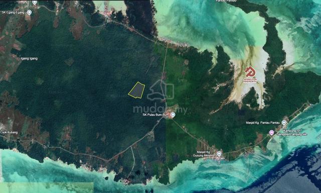 For Sale 16.80 Acres Native Title Land Bum Bum Island Semporna 1