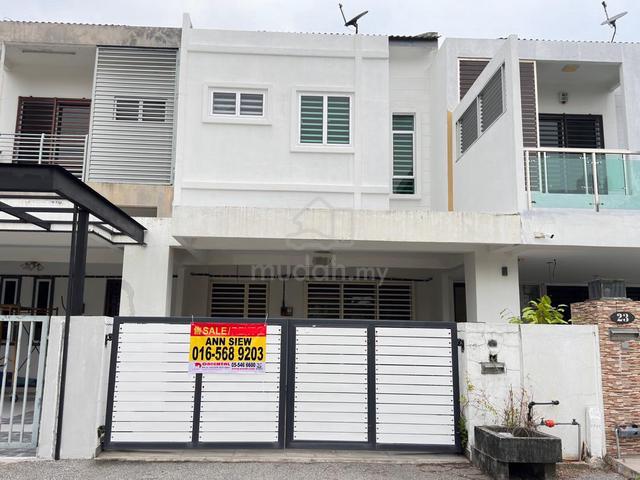 Double Storey House For Sale In Bercham Ipoh-Unoccupied Before 1