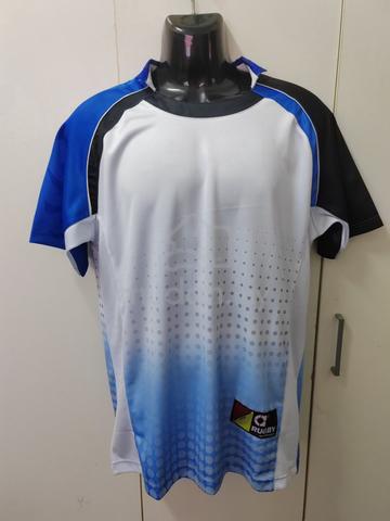 ITEM BARU_ARORA Rugby Shirt size L White_Blue - photo 2 of 6