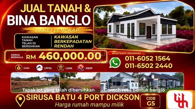 Pakej Menjual Tanah Dan Membina Banglo 1