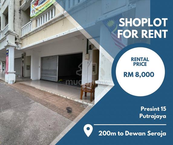 Shoplot Putrajaya Presint 15 Prime Area 1