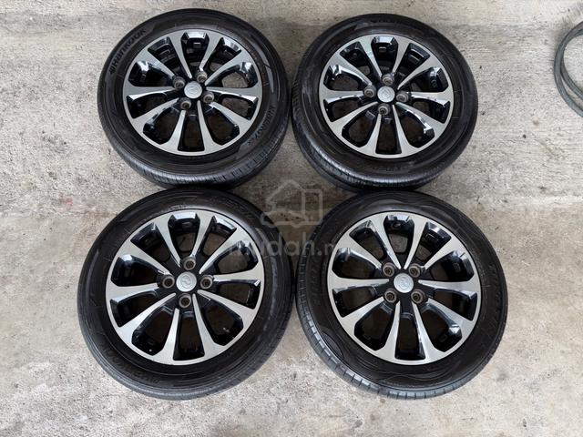 Rim original bezza advance 15 inch tayar 80% - photo 2 of 6