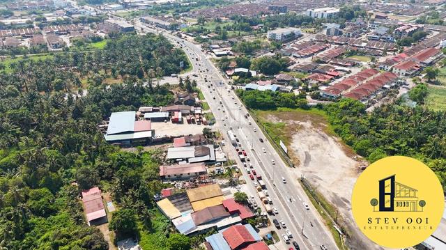 Bukit tambun commercial land main road/batu kawan 1