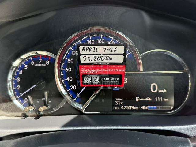 2021 Toyota VIOS 1.5 E (A) full service record - 4