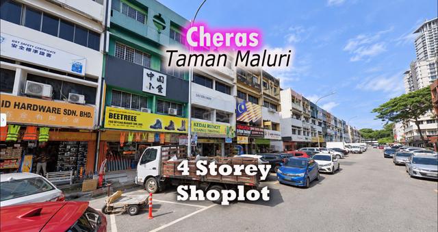 Cheras Taman maluri Jalan Jejaka 4 Storey Shoplot Non Bumi High ROI 1