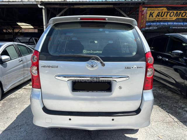 2011 Toyota AVANZA 1.5 G ENHANCED (A) 1st owner - 5