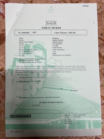 Kelantan, Jajahan Bachok 1