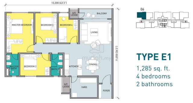 Residensi AVA, Kiara Bay 1