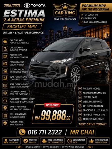 2016 Toyota ESTIMA 2.4 AERAS PREMIUM (A) FULL LOAN - 1