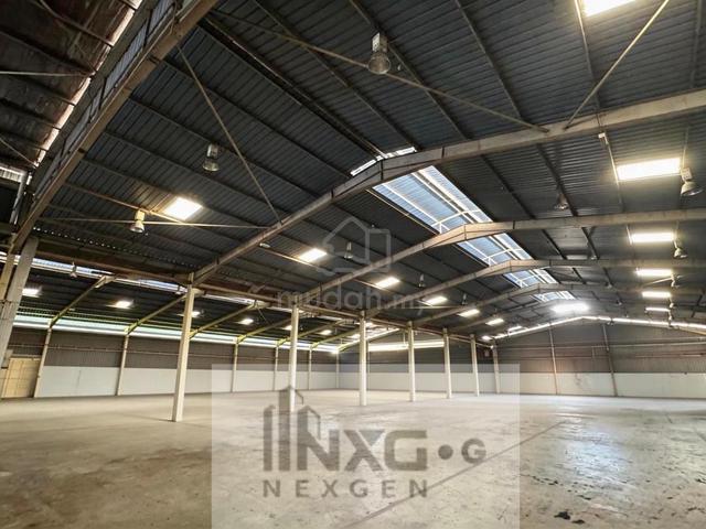 [ 3 Acres ] Sasaran Jeram Detached Factory @ FACING MAIN ROAD!! 500AMP 1