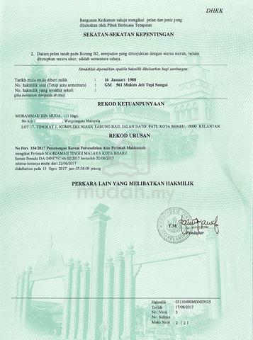 Kelantan Jeli Residential Freehold Land For Sale 1