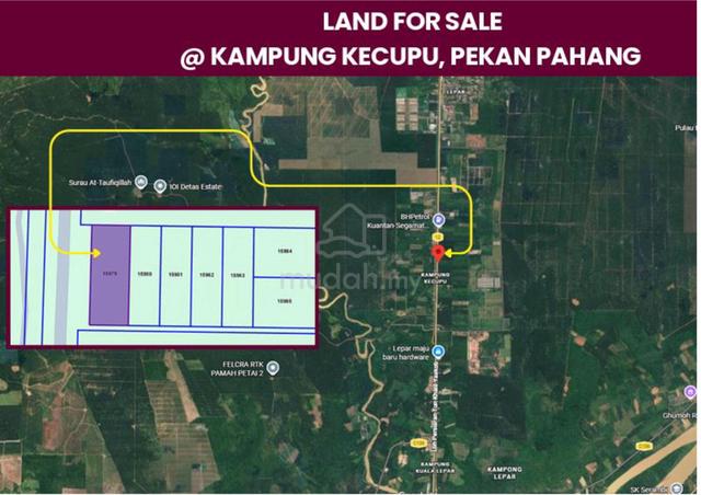 LAND FOR Sale @ SEGAMAT - KUANTAN HIGHWAY, PEKAN PAHANG 1