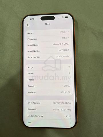 Iphone 17 Pro Max 512gb - photo 2 of 3