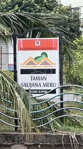 KAPAR TMN SAUJANA MERU Rumah Utk Di jual 1