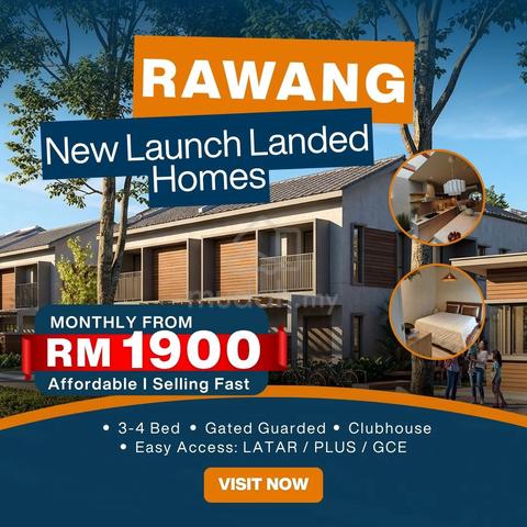RM1,900/mo NEW Gated Landed Rawang - 0% Downpayment 1