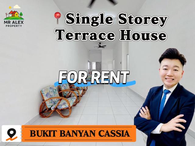 【FOR RENT】Single Storey Terrace House 📍 Bukit Banyan CASSIA 1