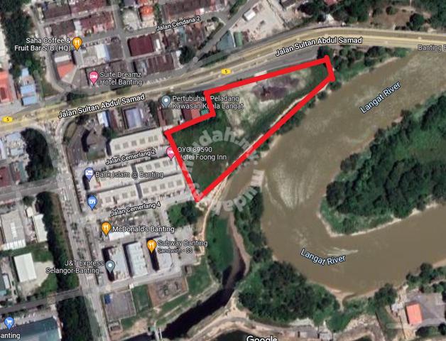 4 5 Acres Banting Cbd Main Road Commercial Land For Sale Land For Sale In Banting Selangor