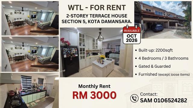 Furnished landed 2storey house 1
